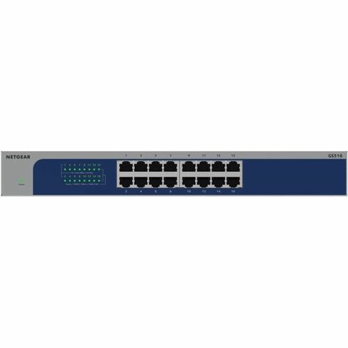 Netgear GS516 16 Ports Ethernet Switch - Gigabit Ethernet - 2 Layer Supported