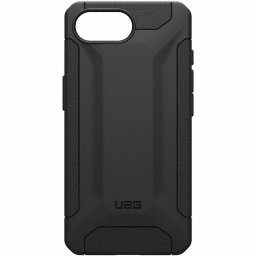 Urban Armor Gear Scout Rugged Case for Apple iPhone 16e Smartphone - Black - Bulk - Impact Resistant, Drop Resistant - Com