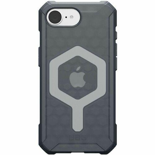 Urban Armor Gear Essential Armor Case for Apple iPhone 16e Smartphone - Hex Pattern - Ash - Drop Resistant, Impact Resista