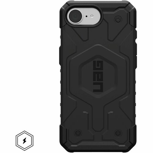 Urban Armor Gear Pathfinder Rugged Case for Apple iPhone 16e Smartphone - Hex Pattern - Black - Impact Resistant, Shock Ab