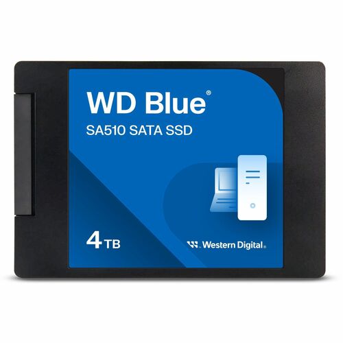 WD Blue SA510 WDS400T3B0A 4 TB Solid State Drive - 2.5" Internal - SATA (SATA/600) - Desktop PC, Notebook Device Supported