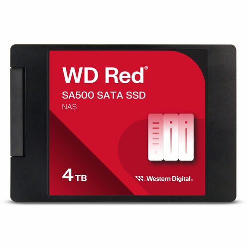 WD Red Solid State-Laufwerk - 2,5" Intern - 4 TB - SATA (SATA/600) - NAS Unterstütztes Gerät - 2500 TB TBW