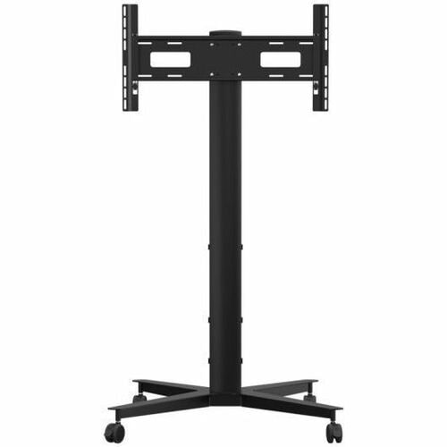 SMS Icon Display Cart - 50 kg Load Capacity - 4 Casters - 1.5 m Length - Black - 190.5 cm (75") Screen Supported