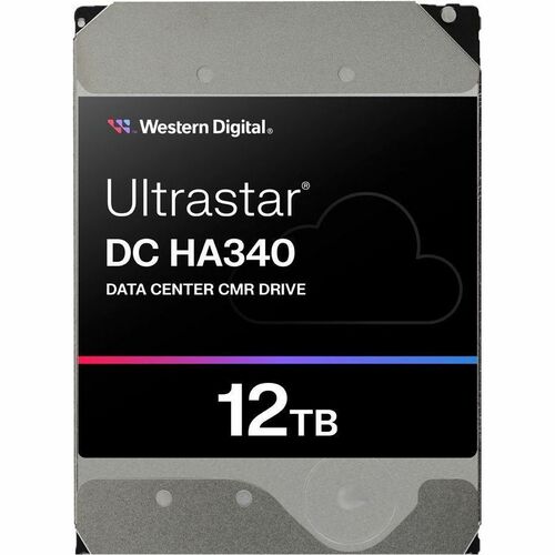 Western Digital Ultrastar DC HA340 WUS721212BLE604 12 TB Hard Drive - 3.5" Internal - SATA (SATA/600) - Data Center Device