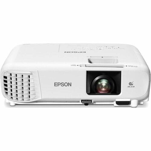 Epson PowerLite E24 3LCD Projector - 16:10 - Ceiling Mountable - White - 1024 x 768 - Front, Rear, Ceiling - 720p - 6000 H