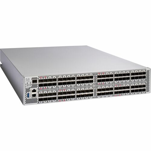 Cisco 9396V 96 Ports 64 Gbit/s Fibre Channel Switch - 96 Fiber Channel Ports - Gigabit Ethernet - 48 x Total Expansion Slo