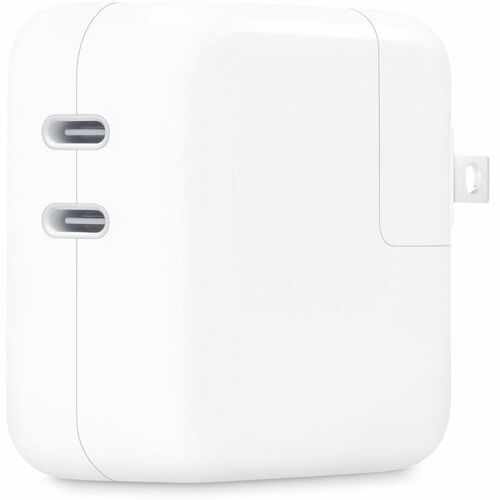 Apple 35W Adaptador de alimentación - Adaptador universal - 2 USB Type-C - Para MacBook Air, iPhone, iPad, Apple Watch, Ai