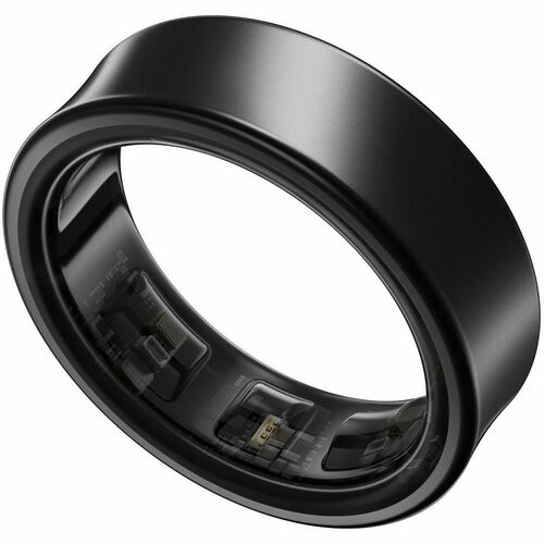 Samsung Galaxy Ring Smart Ring - Finger Wearable - Android - Titanium Black, Black - Accelerometer, PPG Sensor, Temperatur