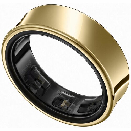 Samsung Galaxy Ring Smart Ring - Finger Wearable - Titanium Gold - Accelerometer, PPG Sensor, Temperature Sensor - Phone, 