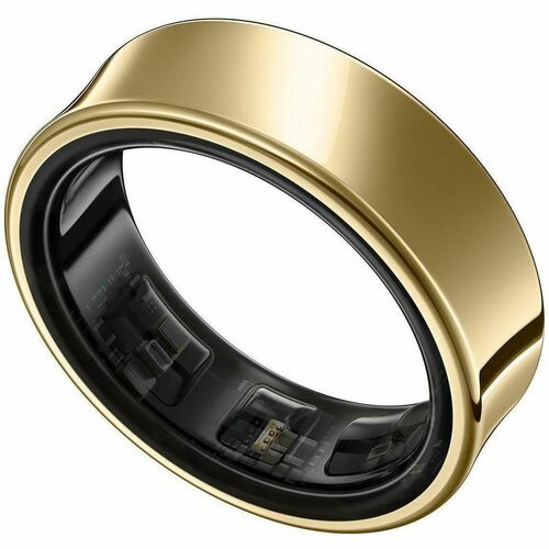 Samsung Galaxy Ring Smart Ring - Finger Wearable - Titanium Gold - Accelerometer, PPG Sensor, Temperature Sensor - 7.81 MB