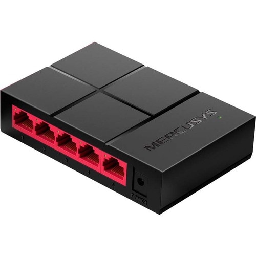 Switch Ethernet Mercusys MS105G 5 Porte - Gigabit Ethernet - 10/100/1000Base-T - 2 Layer supportato - Coppia incrociata - 