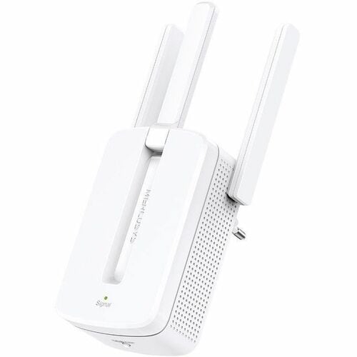 Range extender wireless Mercusys MW300RE - Mono banda - Wi-Fi 4 - IEEE 802.11b/g/n - 300 Mbit/s - 2,40 GHz - 3 x Antenna/e