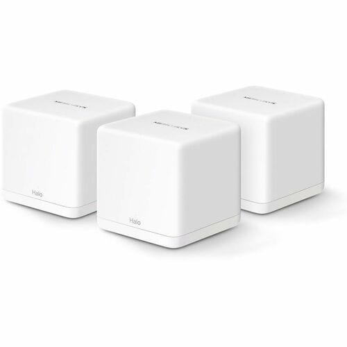 Router wireless Mercusys Halo H60X - Wi-Fi 6 - IEEE 802.11 a/b/g/n/ac/ax - Ethernet - Dual Band - 2,40 GHz ISM band - 5 GH