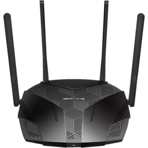 Router wireless Mercusys MR80X - Wi-Fi 6 - IEEE 802.11 a/b/g/n/ac/ax - Ethernet - Dual Band - 2,40 GHz ISM band - 5 GHz Ba