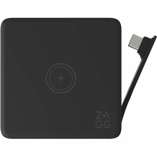 ZAGG USB Type C Docking Station for Notebook, Smartphone, Desktop PC, Monitor, Flash Drive - Charging Capability - Grey - 