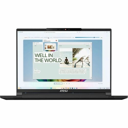MSI Stealth A16 AI+ Stealth A16 AI+ A3XWHG-079US 16" Copilot+ PC Gaming Notebook - QHD+ - AMD Ryzen AI 9 HX 370 - 32 GB - 