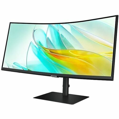 Monitor gaming LCD Samsung ViewFinity S6 S34C650UAL 34" Class UWQHD Pantalla curva - 21:9 - Negro - 86.4cm (34") Viewable 