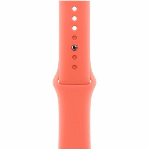 Bracelet pour Smartwatch Apple Réglable - Moyen (M)/Grand (L) - À clou et passant avec - Mandarine - Fluoroélastomère