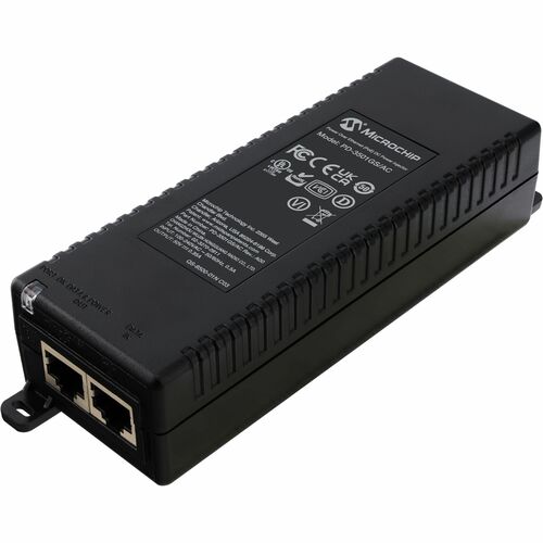 Microchip PD-3501GS/AC PoE -Injektor - 120 V AC, 230 V AC Eingang - 50 V DC Ausgang - 1 x RJ-45 Eingangsport(s) - 1 x PoE 