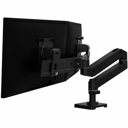 Braccio di montaggio Ergotron per Monitor, Display - Nero - Regolabile in altezza - 2 Schermo/i supportato/i - 68,6 cm (27