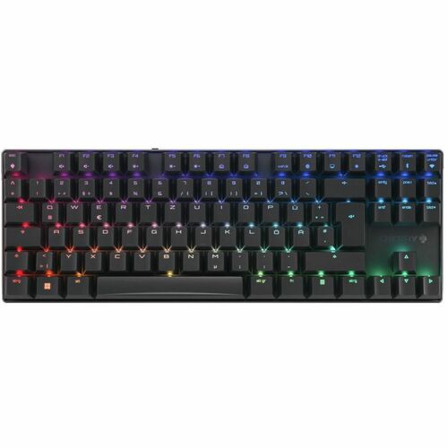 CHERRY XTRFY G80-3882 Gaming Keyboard - Tenkeyless - Wired/Wireless Connectivity - USB Type A Interface - RGB LED - Englis