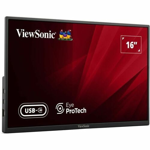 ViewSonic VA1650 16" Class Full HD LED Monitor - 16:9 - 39.6 cm (15.6") Viewable - In-plane Switching (IPS) Technology - L