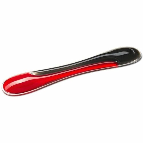 Kensington Slim Duo Gel Wrist Rest - 18 mm x 490 mm x 95 mm Dimension - Black, Red - Gel - Strain Resistant - Keyboard - R