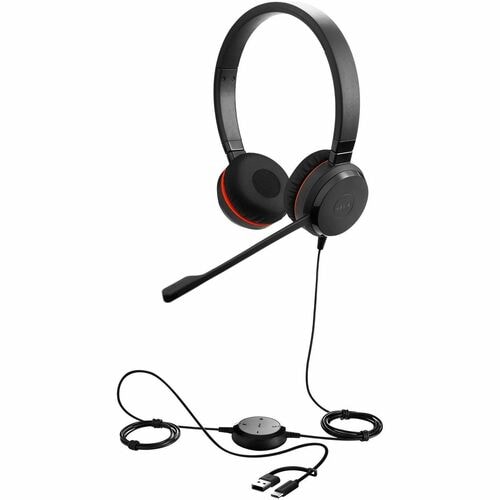 Jabra Evolve 30 II - USB-C/A, MS Stereo - Microsoft Teams Certification - Stereo - USB Type A, USB Type C, Mini-phone (3.5