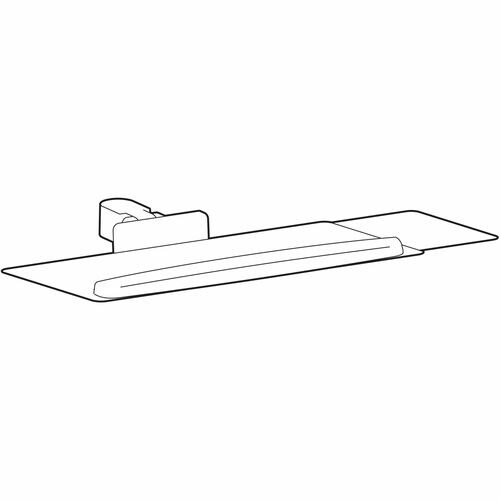 Ergotron Mounting Tray for Keyboard, Mouse, Mounting Arm - Black - 2.30 kg Load Capacity