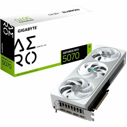 GIGABYTE NVIDIA GeForce RTX 5070 Graphic Card - 12 GB GDDR7 - 7680 x 4320 - 192 bit Bus Width - PCI Express 5.0 - DisplayP