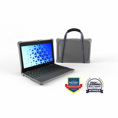 MAXCases Extreme Shell-F3 Rugged Case for Asus Chromebook - Grey - Impact Resistant, Pressure Resistant, Drop Resistant, O