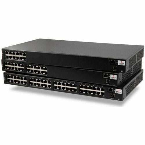 Microchip PD-9624GC PoE Injector with power cord - 24 x 10/100/1000Base-T Output Port(s) - 90 W