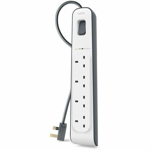 4-outlet Surge Protection Strip with 2M Power Cord