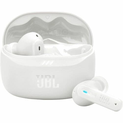 JBL Tune Beam 2 True Wireless Earbud Stereo Earset - White - Binaural - In-ear - Bluetooth - 16 Ohm - 20 Hz to 20 kHz - No