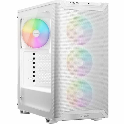 be quiet! Pure Base 501 Computergehäuse - ATX, Micro ATX, Mini ITX Unterstützte Motherboards - Gehärtetes Glas, Stahl, Acr