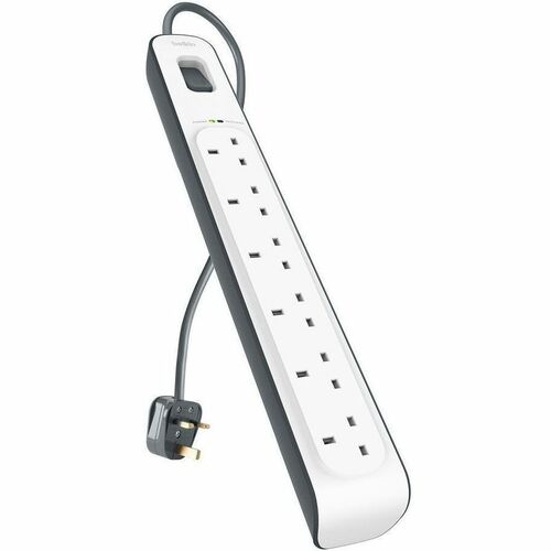 6-outlet Surge Protection Strip with 2M Power Cord