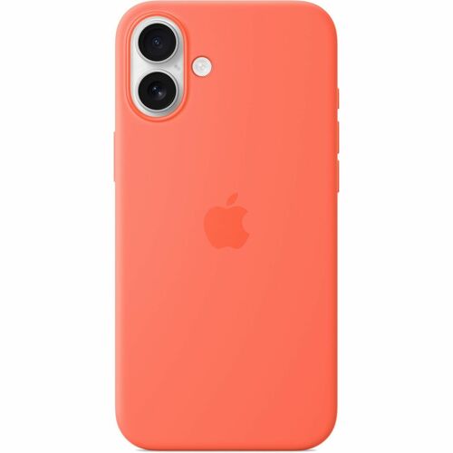 Apple Case for Apple iPhone 16 Plus Smartphone - Tangerine - Silky, Soft-touch - Scratch Resistant, Drop Resistant - Silic