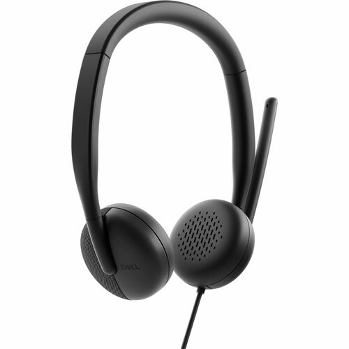 Dell WH3024 Wired Over-the-head, On-ear Stereo Headset - Microsoft Teams Certification - Binaural - Supra-aural - 20 Hz to