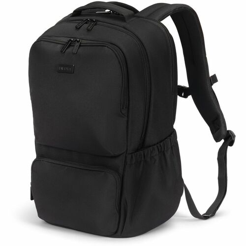 Dicota Companion Carrying Case (Backpack) for 33 cm (13") to 40.6 cm (16") Notebook - Black - Rain Resistant Cover - 600D 