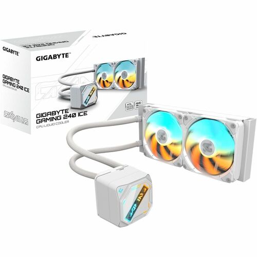 GIGABYTE GAMING 240 ICE GP-GIGABYTE GME 240I Cooling Fan/Radiator/Water Block - Processor - 12 cm (4.72") Maximum Fan Diam