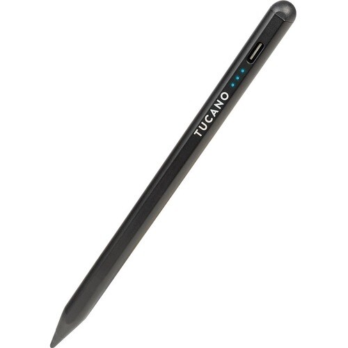 Tucano Stylus - 1 - Capacitive Touchscreen Type Supported - Active - Black - Tablet, Mobile Phone Device Supported