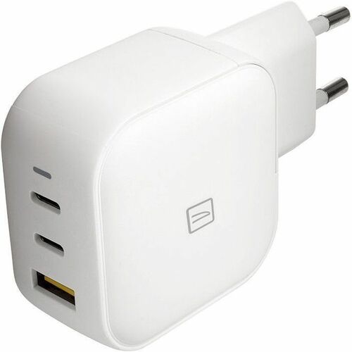 Tucano 65 W AC Adapter - Universal Adapter - 1 USB - 2 USB Type-C - For Notebook, iPhone, MacBook Pro - Europe - 120 V AC,