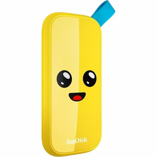 SanDisk Tragbar Solid State-Laufwerk - Extern - 2 TB - Gelb - Xbox, PlayStation Unterstütztes Gerät - USB 3.2 (Gen. 2) Typ C