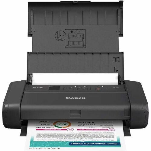 Canon PIXMA TR160 Portable Wired/Wireless Inkjet Printer - Color - 4800 x 1200 dpi Print - 50 Sheets Input - Wireless LAN 