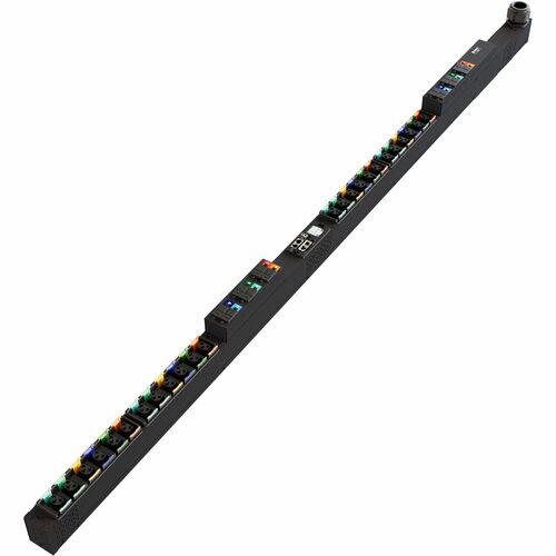 Vertiv PowerIT VP7U60A3 geschaltete und auf Steckdosenebene überwachte HD-Rack-PDU, vertikal, 3-phasig, 24 C13/C19-Kombina