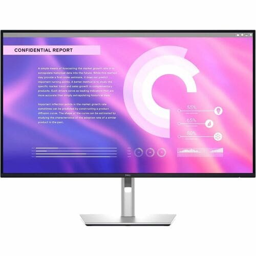 Moniteur LED Dell Pro Plus P3225DE 32" Class WQHD - 16:9 - Noir, Gris - 80 cm (31,5") Viewable - Technologie IPS - Système