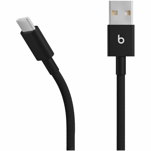 Beats by Dr. Dre USB-A to USB-C Woven Cable (1.5 m / 5 ft.) - Surge Stone - 4.92 ft USB-C/USB-A Data Transfer Cable for iP