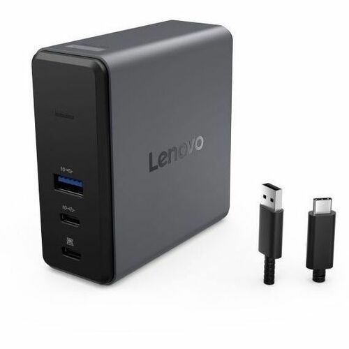 Lenovo X9 Charging GaN Dock - Charging Capability - Memory Card Reader - TransFlash - USB Type C - 1 Displays Supported - 