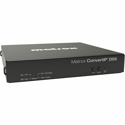 Matrox Video-Extender-Transmitter/Receiver - Verkabelt - 1 x Netzwerk (RJ-45) - 4096 x 2160 Video Resolution - 4K - Power 