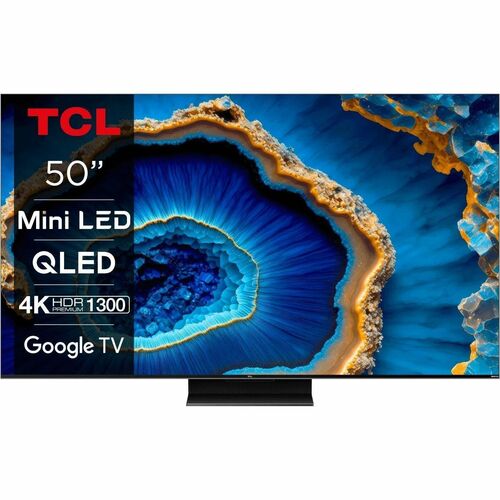 TCL MQLED80 50MQLED80 50 Zoll (127 cm) Smart LED-LCD TV 2023 - 4K UHDTV - Hoher Dynamikbereich (High Dynamic Range, HDR) -